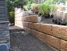 residential retaining wall