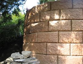 residential retaining wall